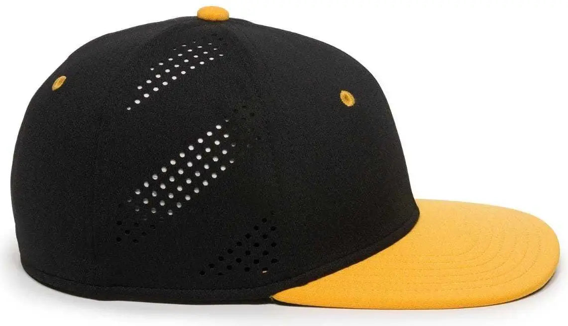 OC Sports AIR25 Flexible Fitting Cap - Black Gold