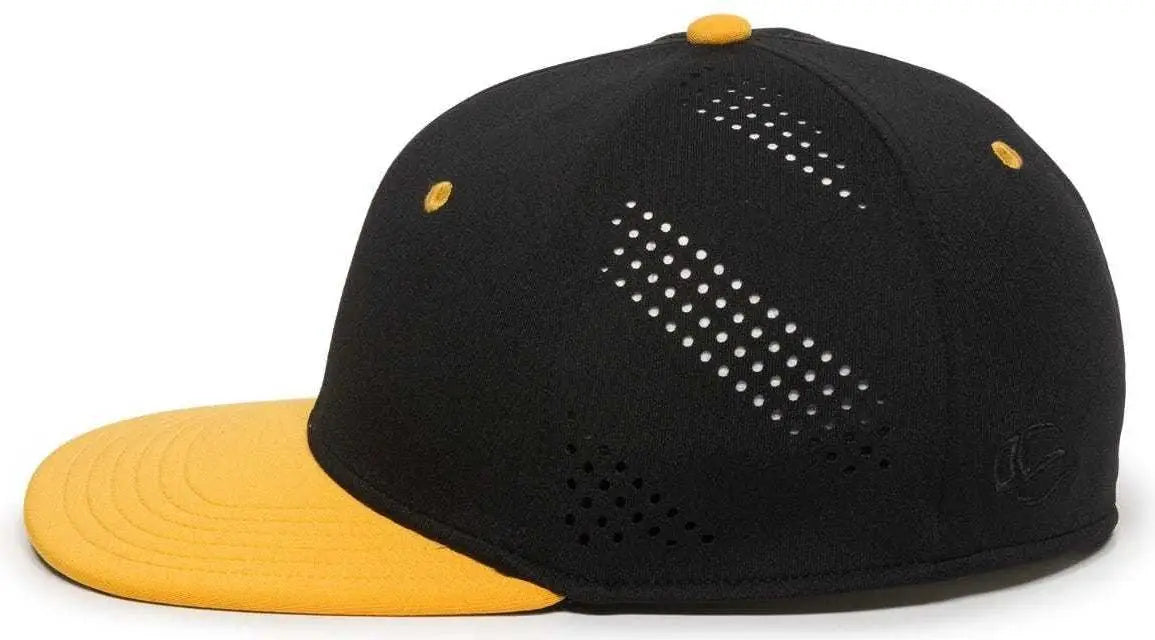 OC Sports AIR25 Flexible Fitting Cap - Black Gold