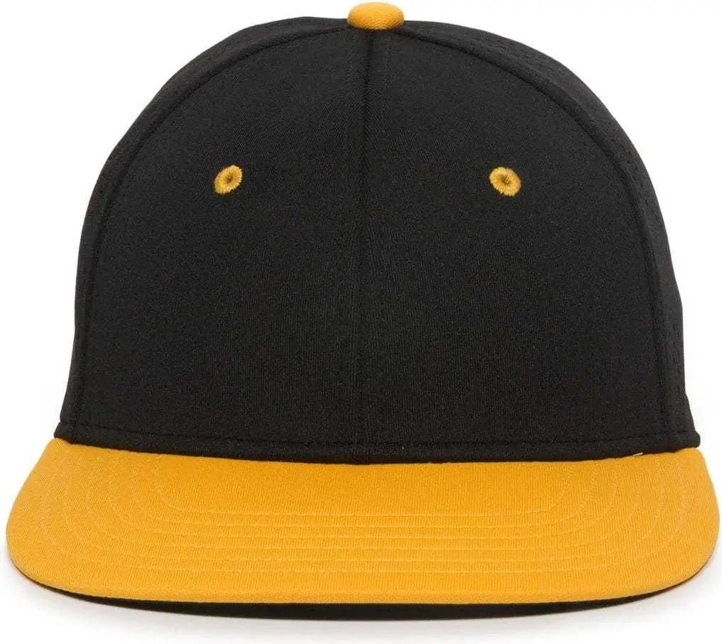 OC Sports AIR25 Flexible Fitting Cap - Black Gold