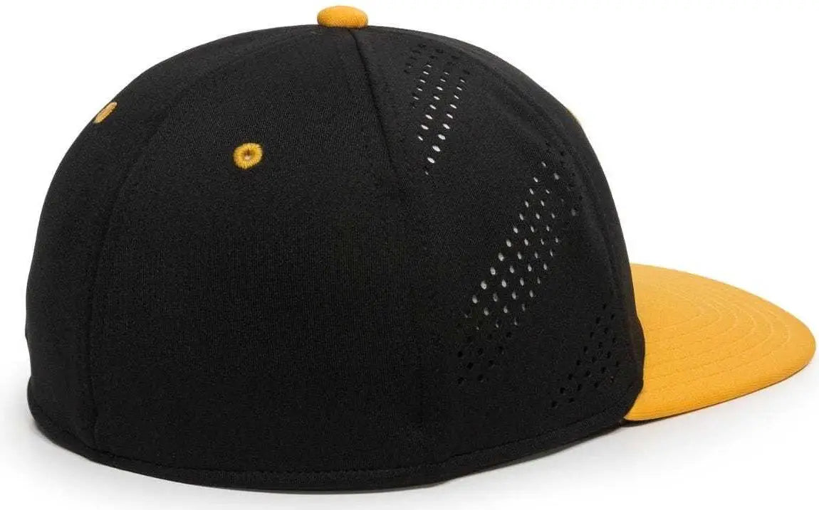 OC Sports AIR25 Flexible Fitting Cap - Black Gold
