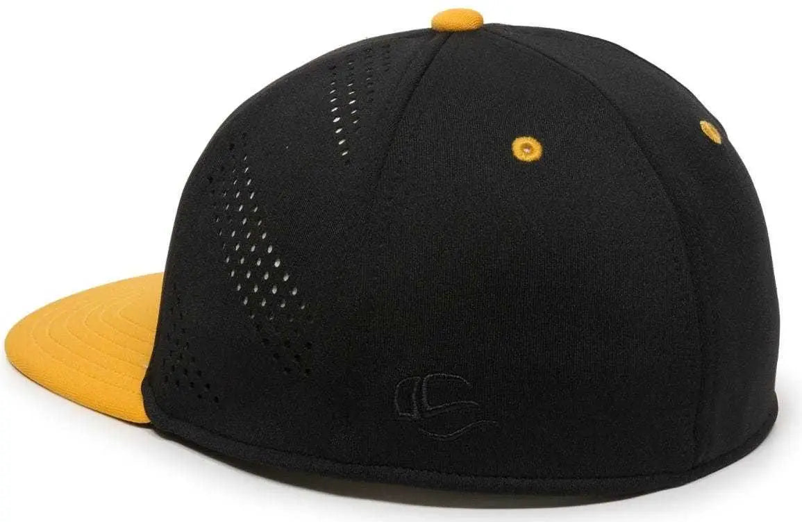 OC Sports AIR25 Flexible Fitting Cap - Black Gold