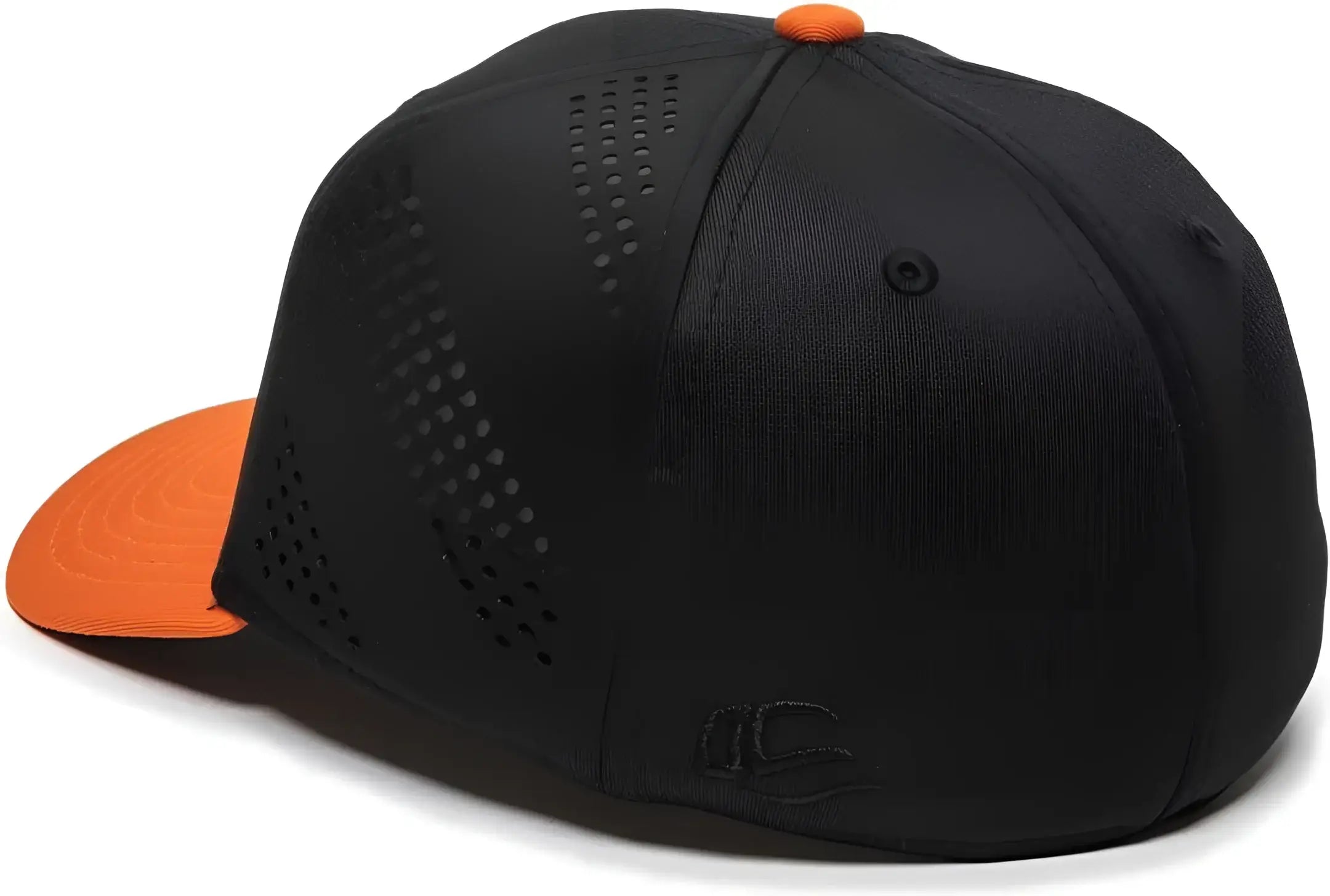 OC Sports AIR25 Flexible Fitting Cap - Black Orange