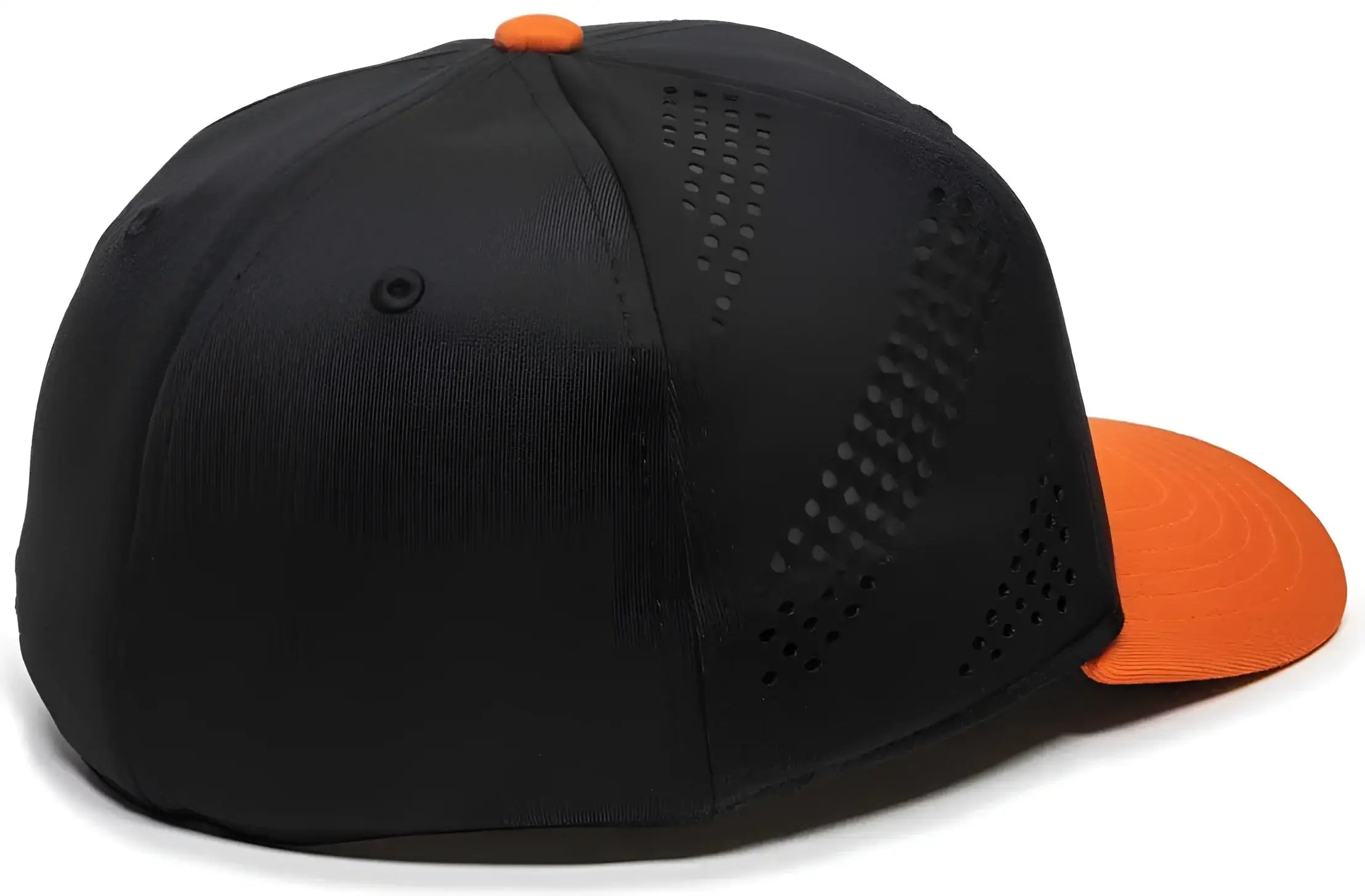 OC Sports AIR25 Flexible Fitting Cap - Black Orange