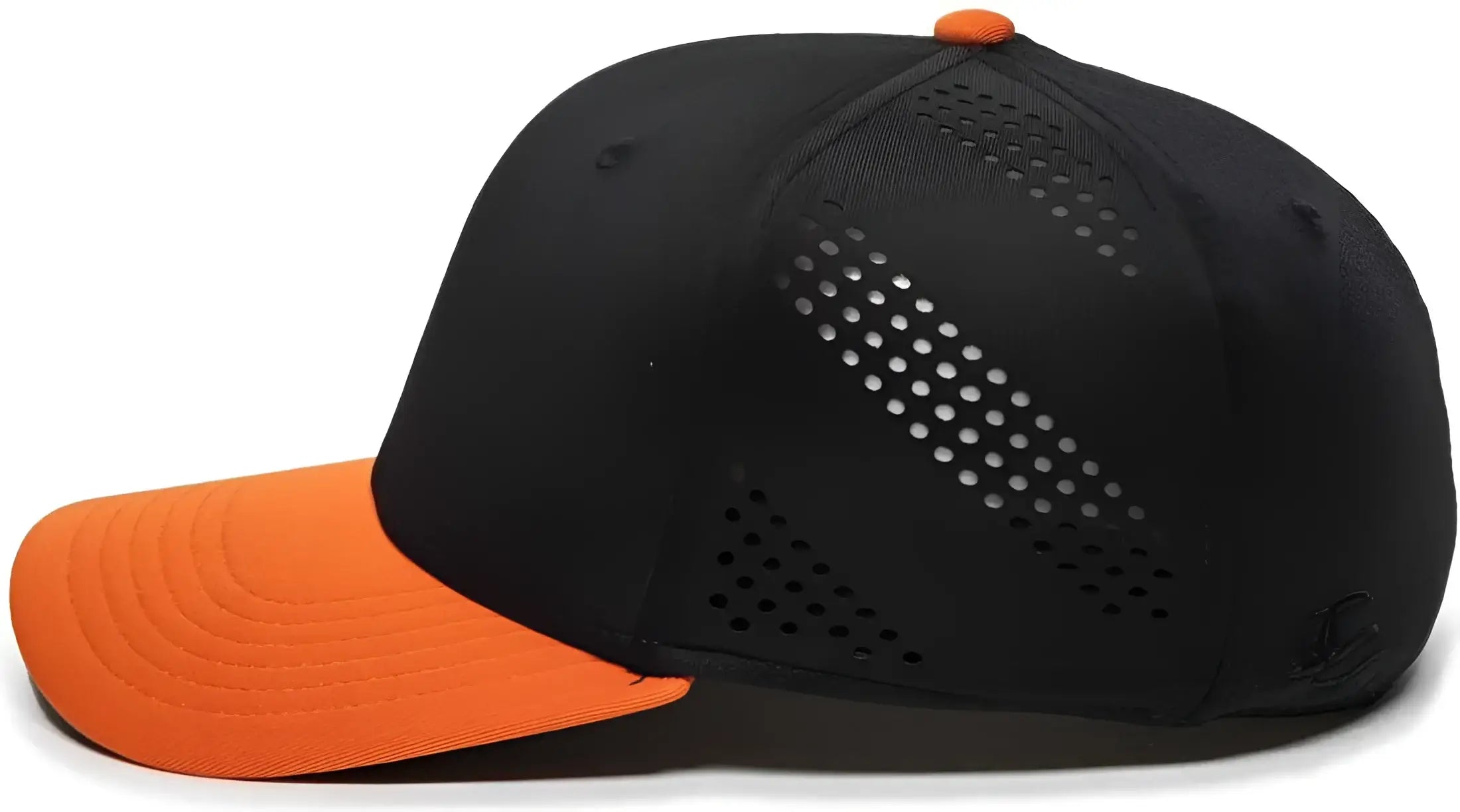 OC Sports AIR25 Flexible Fitting Cap - Black Orange