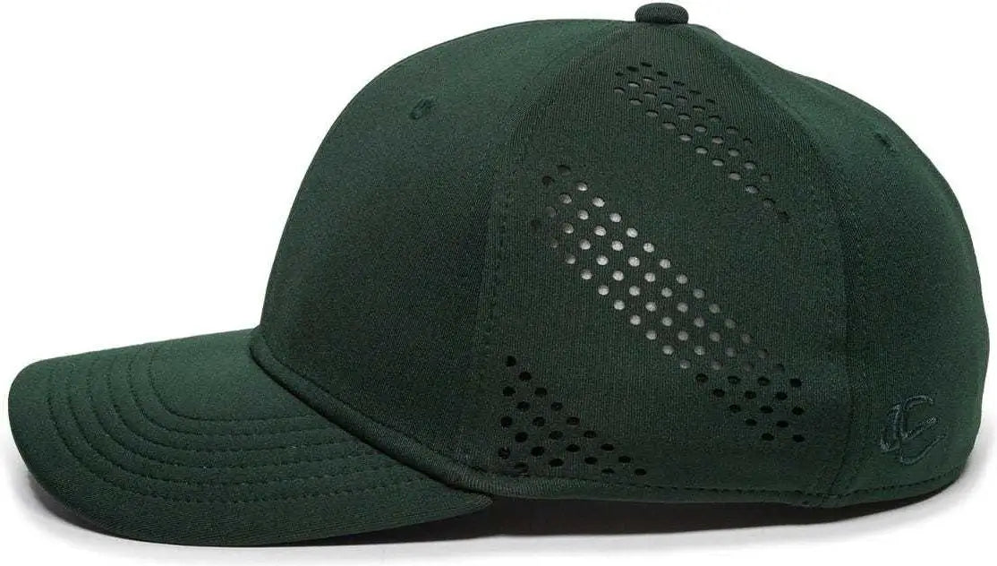 OC Sports AIR25 Flexible Fitting Cap - Dark Green