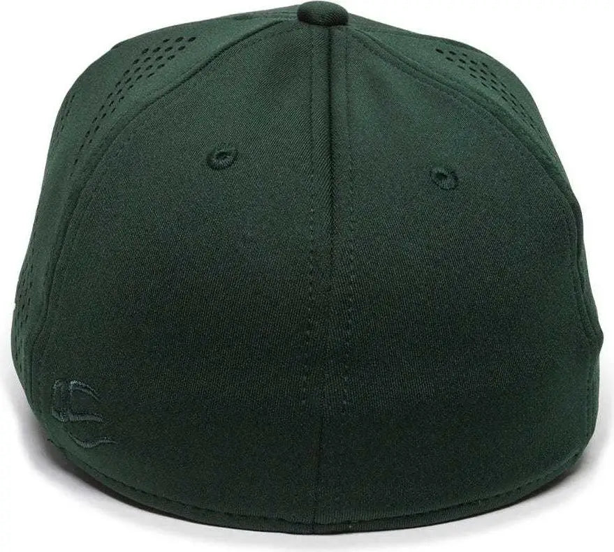 OC Sports AIR25 Flexible Fitting Cap - Dark Green