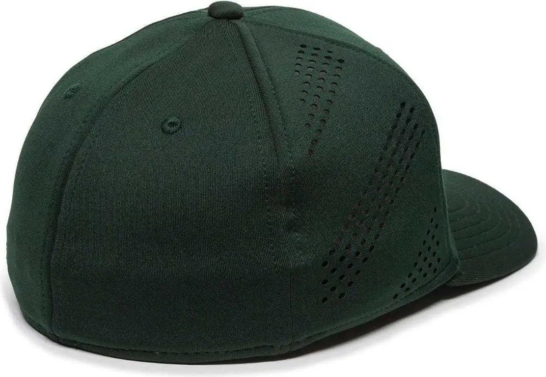 OC Sports AIR25 Flexible Fitting Cap - Dark Green