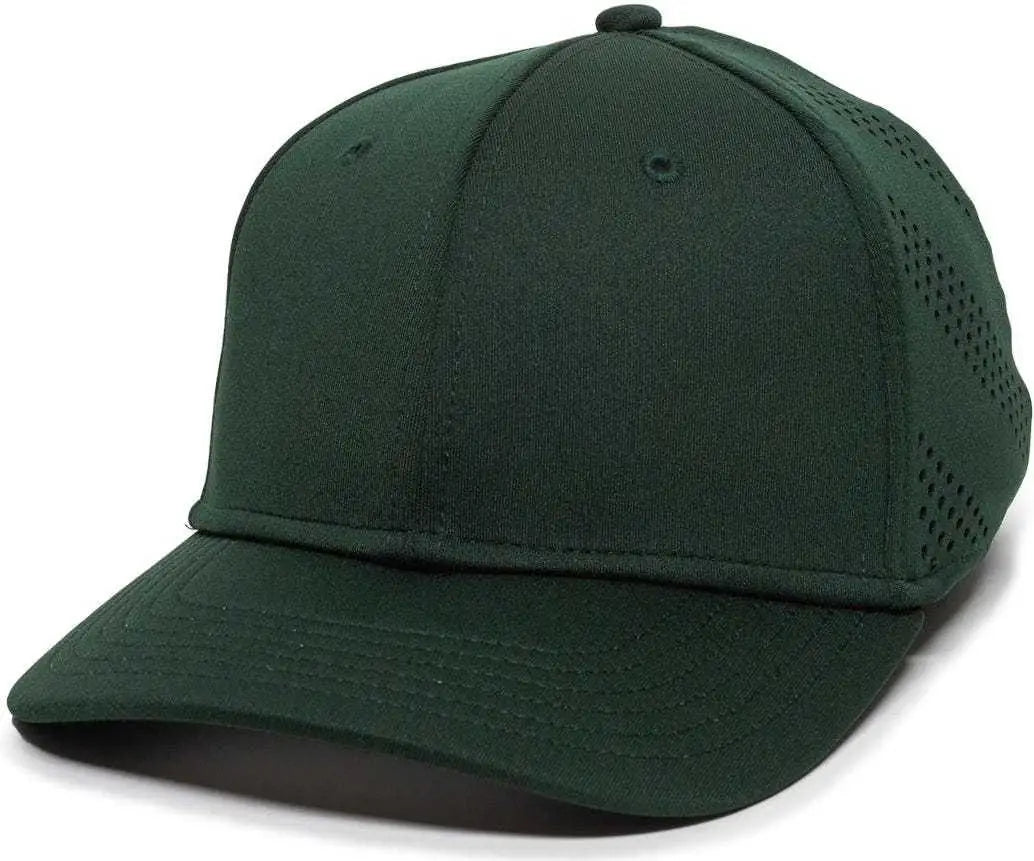 OC Sports AIR25 Flexible Fitting Cap - Dark Green