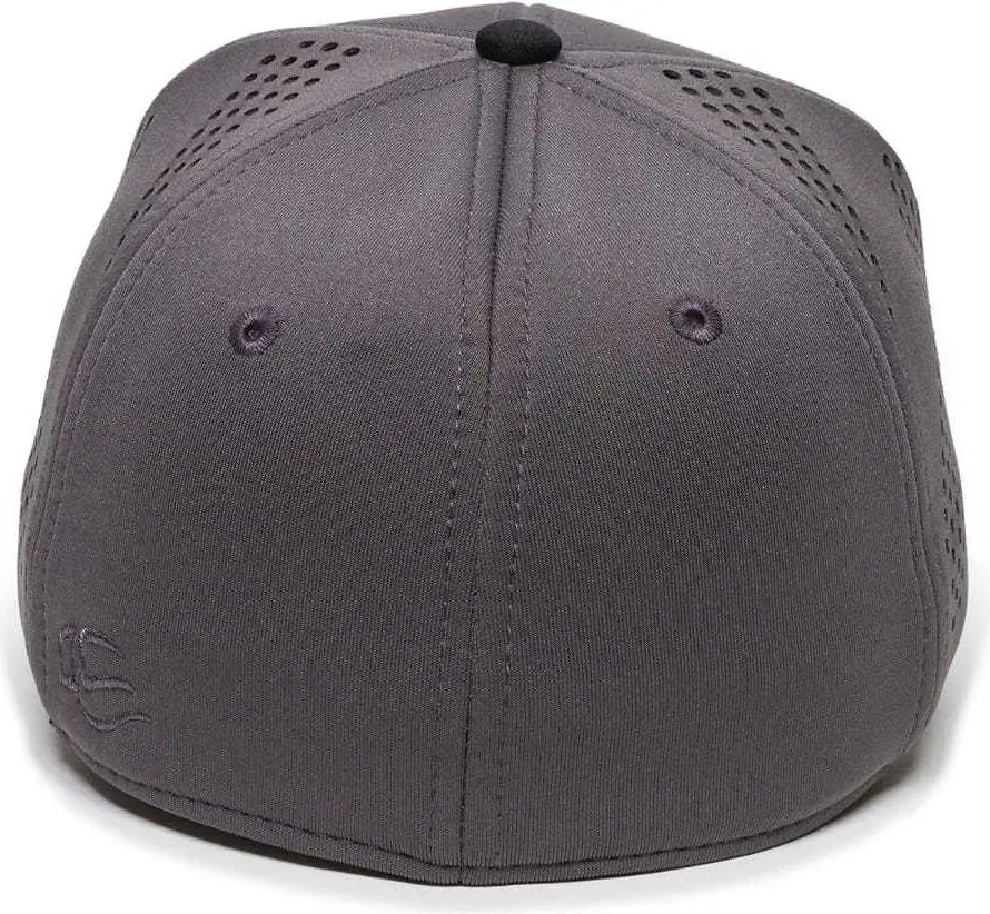 OC Sports AIR25 Flexible Fitting Cap - Graphite Black
