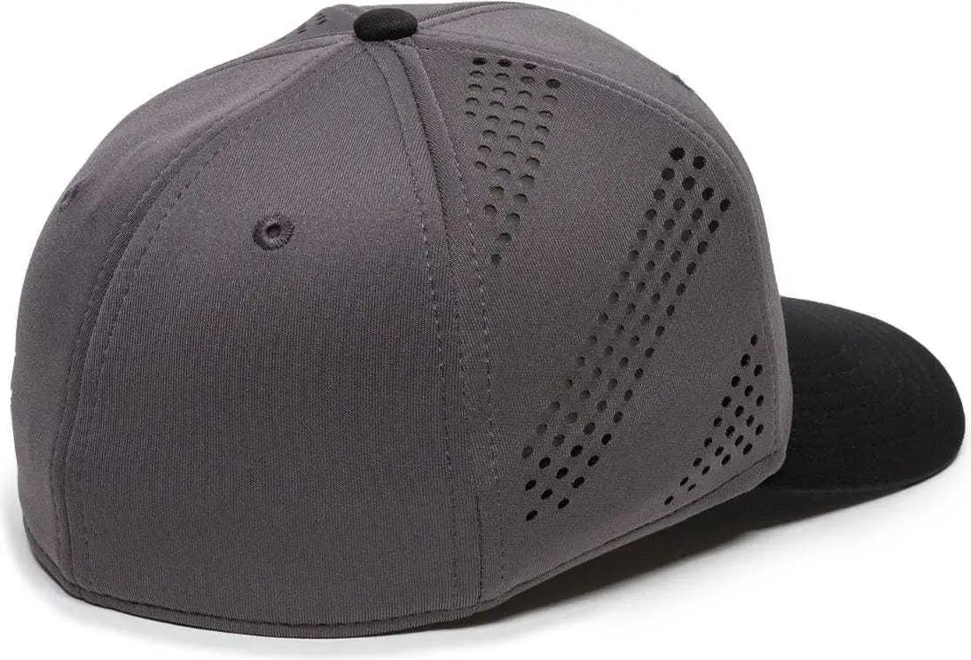 OC Sports AIR25 Flexible Fitting Cap - Graphite Black
