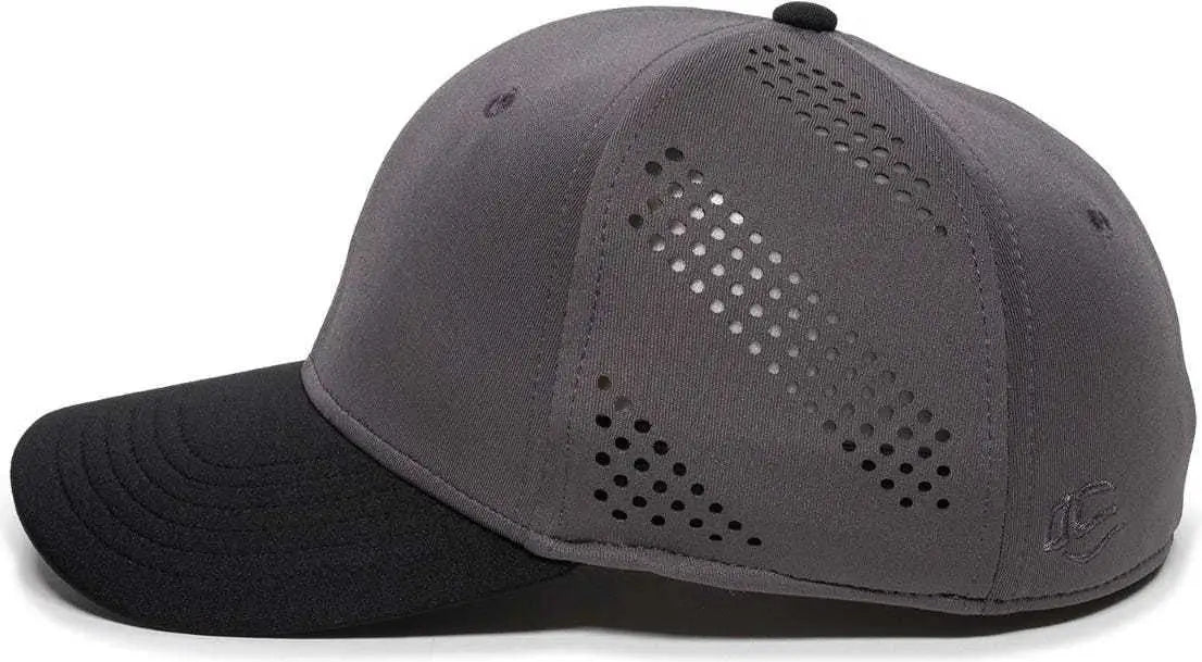 OC Sports AIR25 Flexible Fitting Cap - Graphite Black