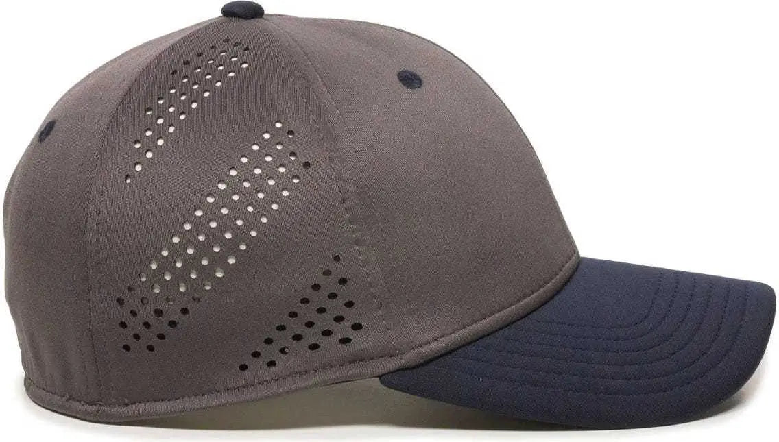 OC Sports AIR25 Flexible Fitting Cap - Graphite Navy