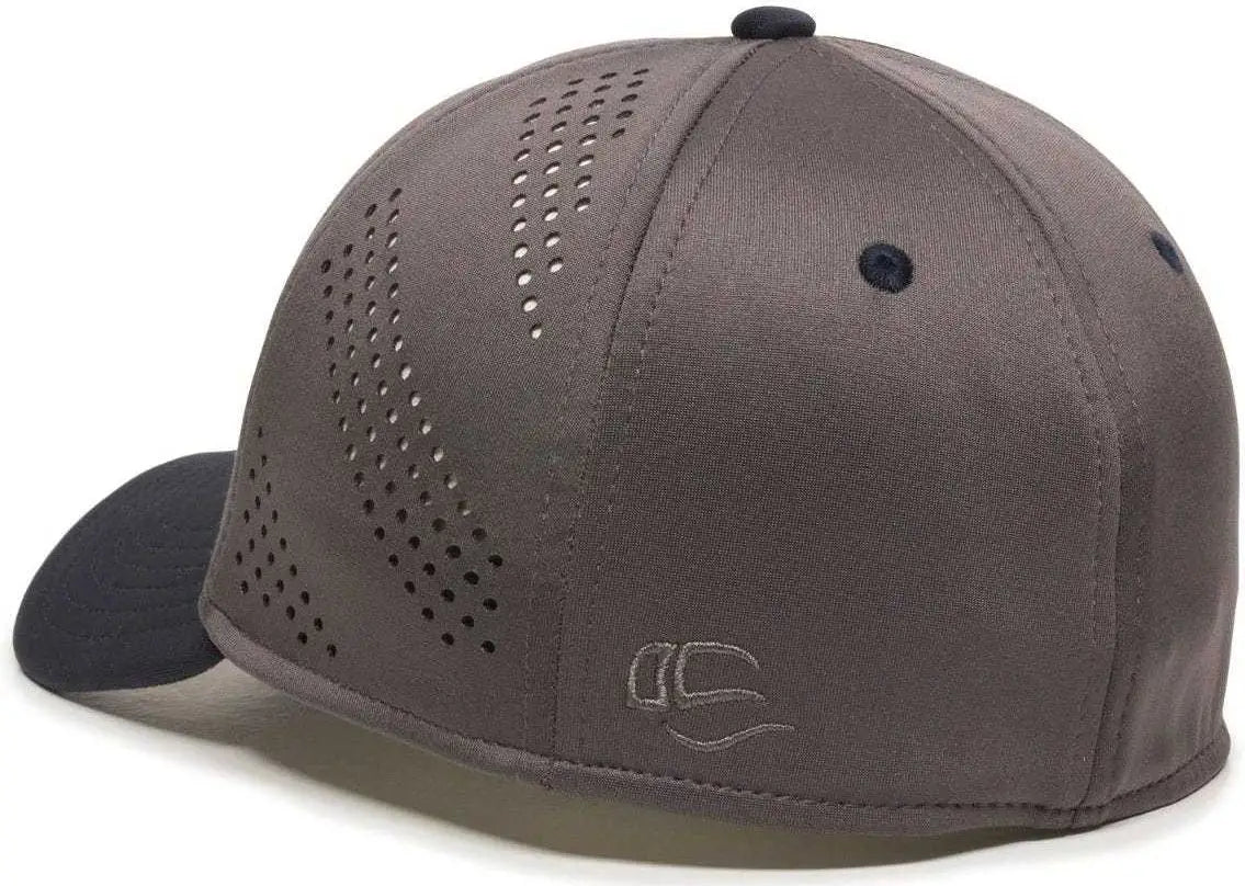 OC Sports AIR25 Flexible Fitting Cap - Graphite Navy