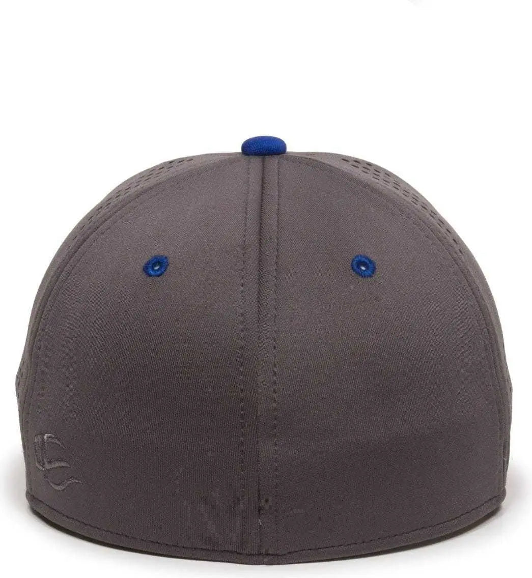 OC Sports AIR25 Flexible Fitting Cap - Graphite Royal