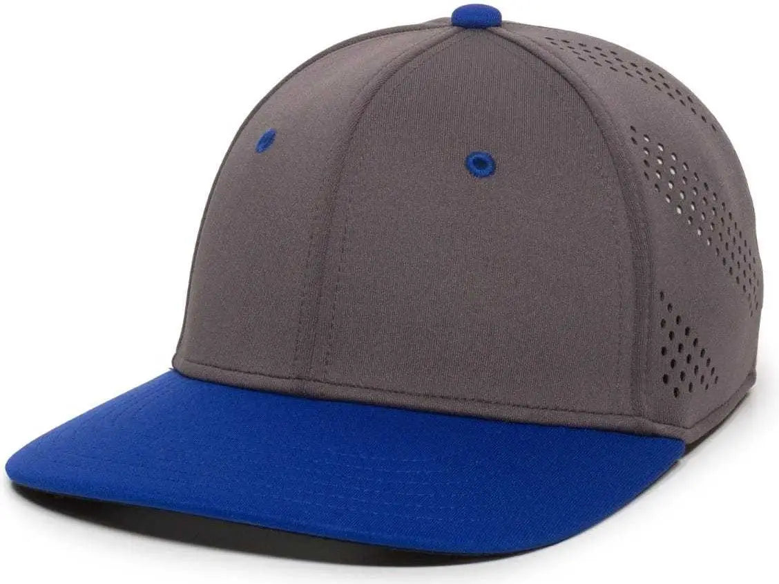 OC Sports AIR25 Flexible Fitting Cap - Graphite Royal