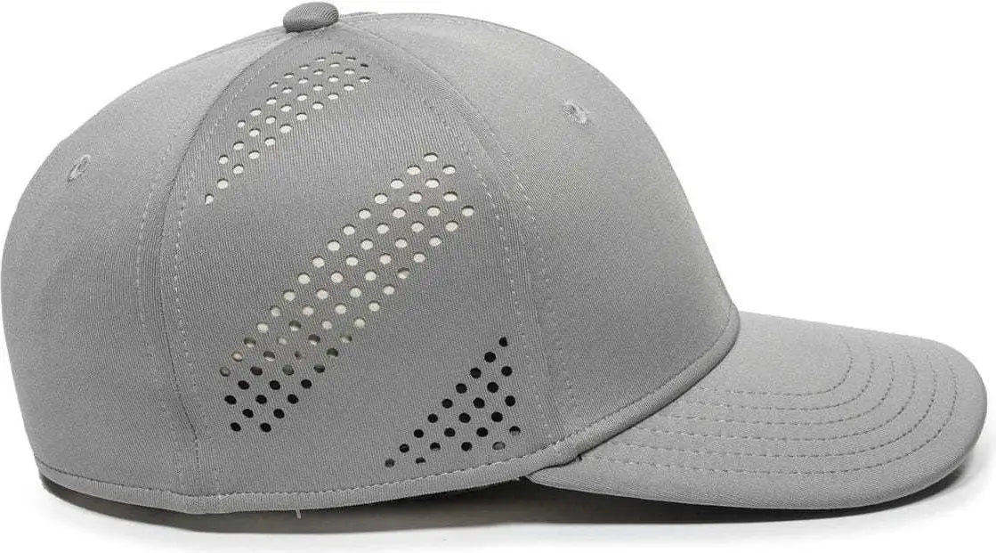 OC Sports AIR25 Flexible Fitting Cap Light Gray