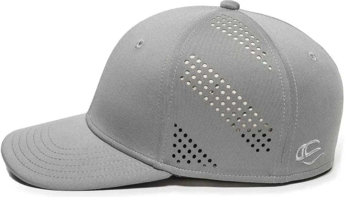 OC Sports AIR25 Flexible Fitting Cap Light Gray