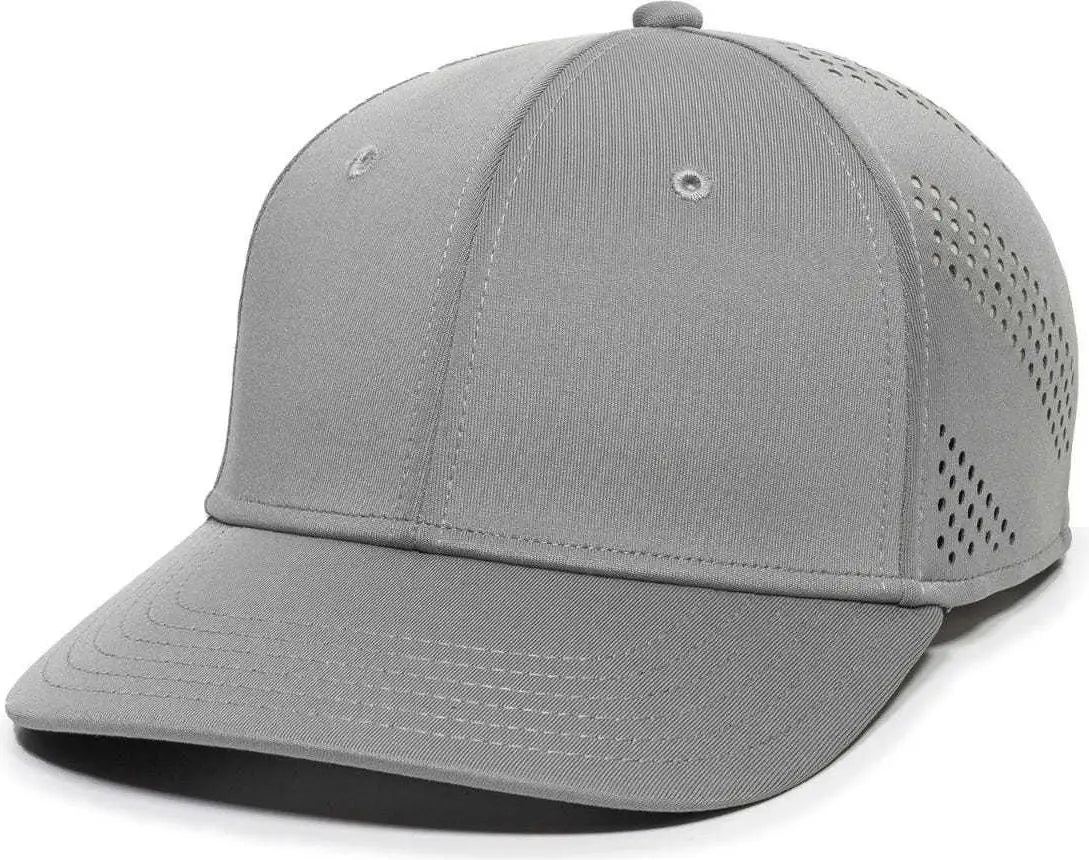 OC Sports AIR25 Flexible Fitting Cap Light Gray