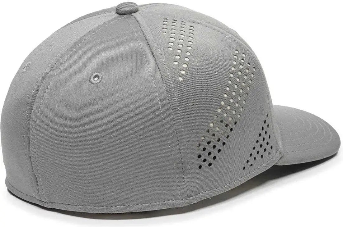 OC Sports AIR25 Flexible Fitting Cap Light Gray