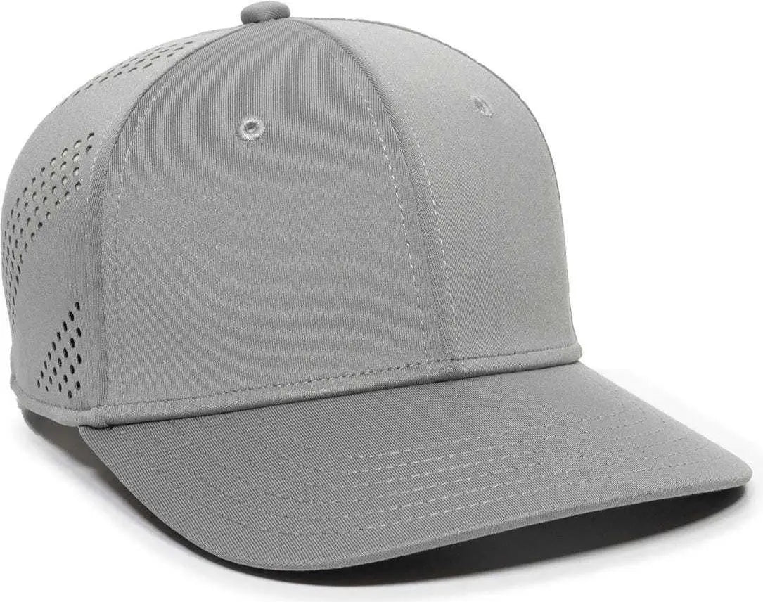 OC Sports AIR25 Flexible Fitting Cap - Light Gray - Light Gray / 6 3/8’’ - 6 3/4’’