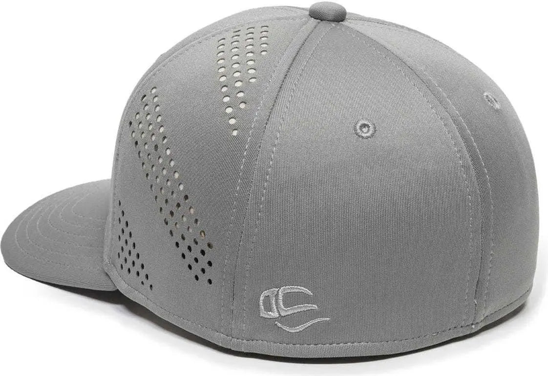 OC Sports AIR25 Flexible Fitting Cap Light Gray
