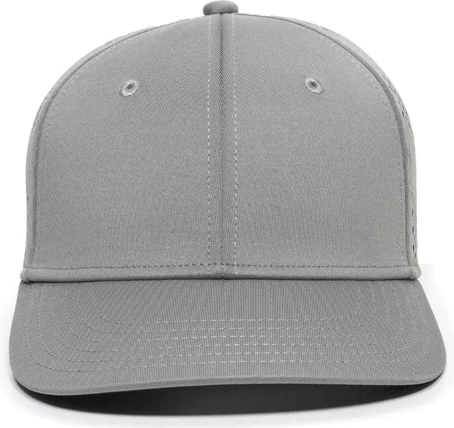 OC Sports AIR25 Flexible Fitting Cap Light Gray
