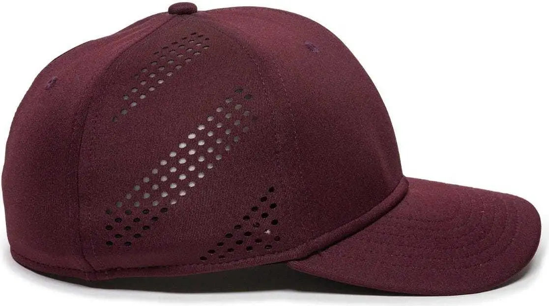 OC Sports AIR25 Flexible Fitting Cap Maroon