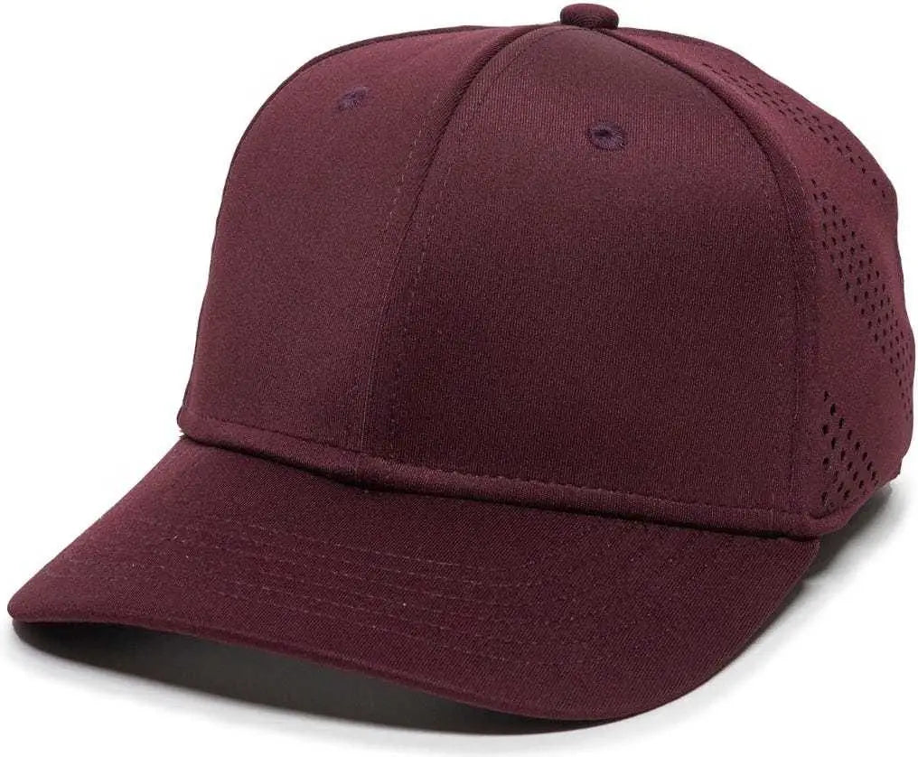 OC Sports AIR25 Flexible Fitting Cap Maroon