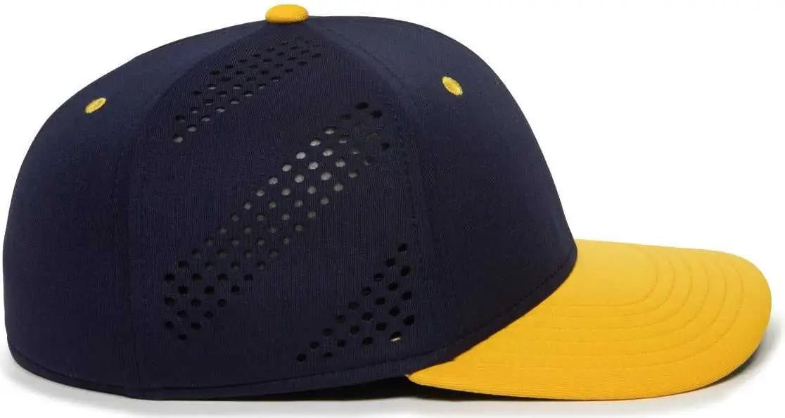 OC Sports AIR25 Flexible Fitting Cap - Navy Gold