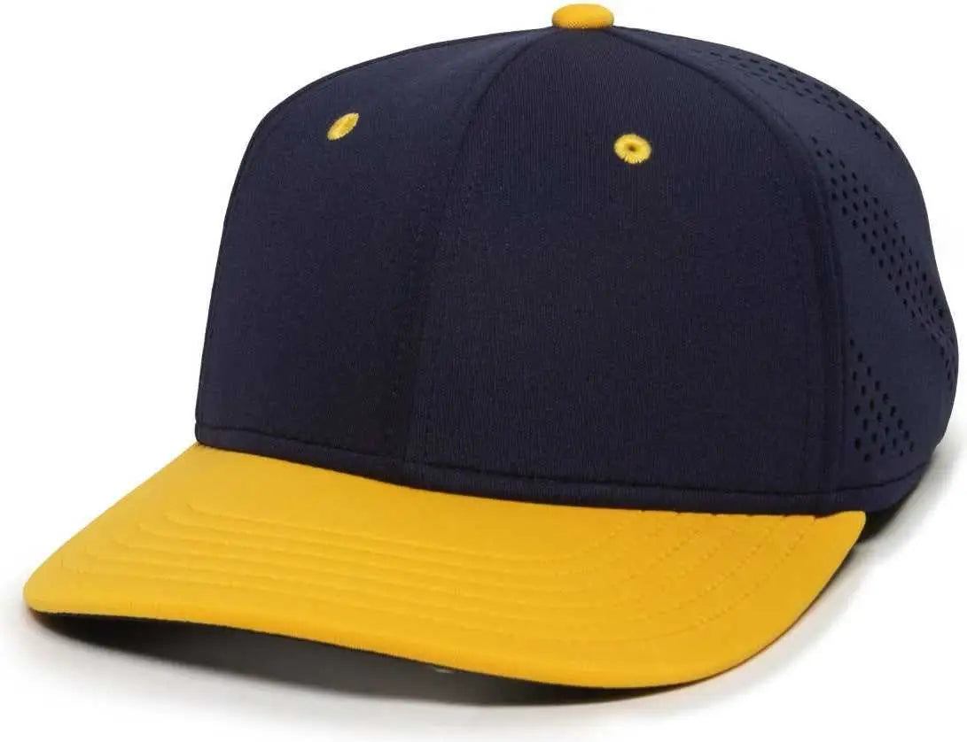 OC Sports AIR25 Flexible Fitting Cap - Navy Gold
