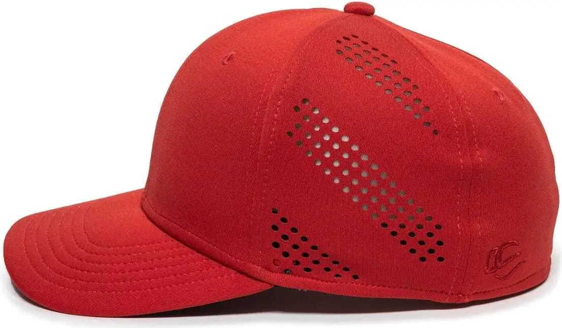 OC Sports AIR25 Flexible Fitting Cap - Red