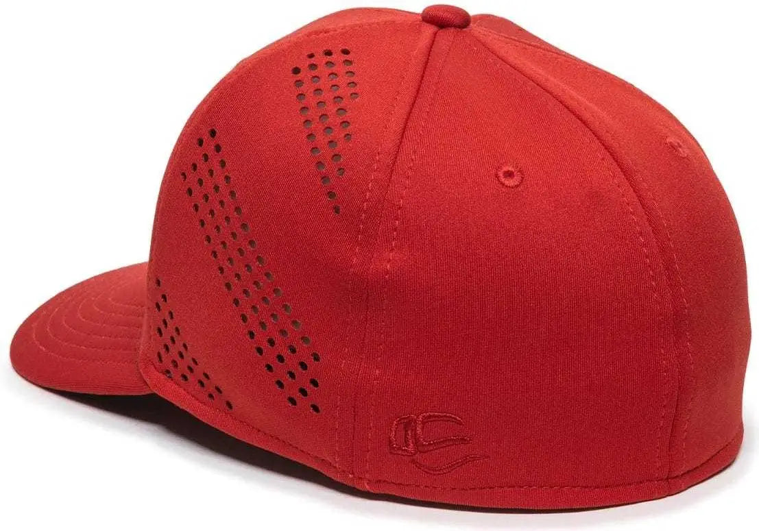 OC Sports AIR25 Flexible Fitting Cap - Red