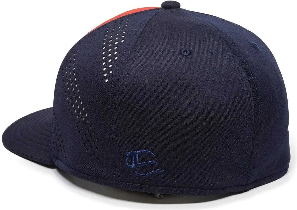 OC Sports AIR25 Flexible Fitting Cap - Red Navy