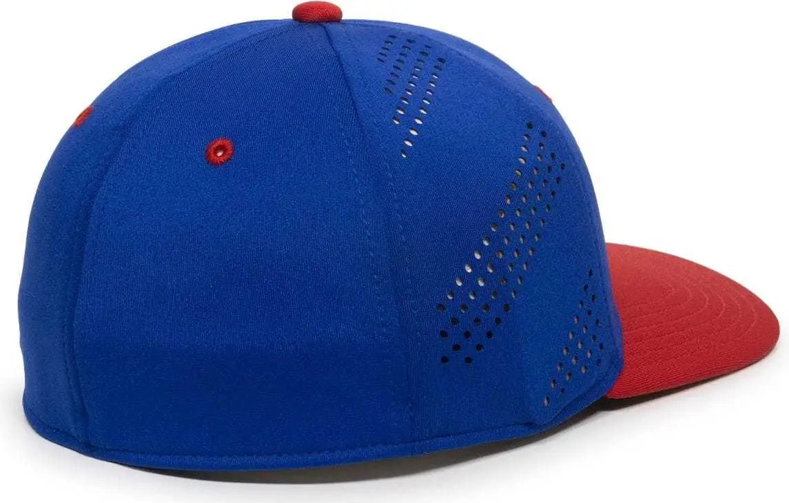 OC Sports AIR25 Flexible Fitting Cap - Royal Red