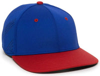 OC Sports AIR25 Flexible Fitting Cap - Royal Red - Royal Red / 6 3/8’’ - 6 3/4’’