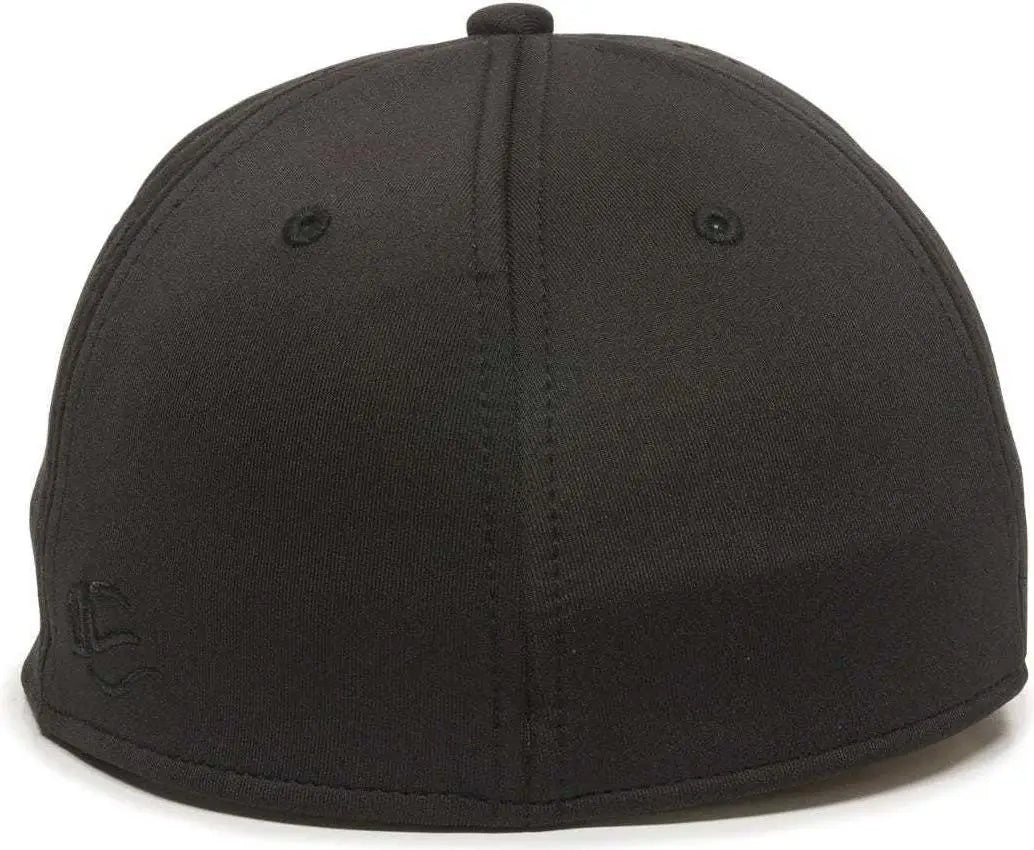 OC Sports AIR25 Flexible Fitting Cap - White Black Black