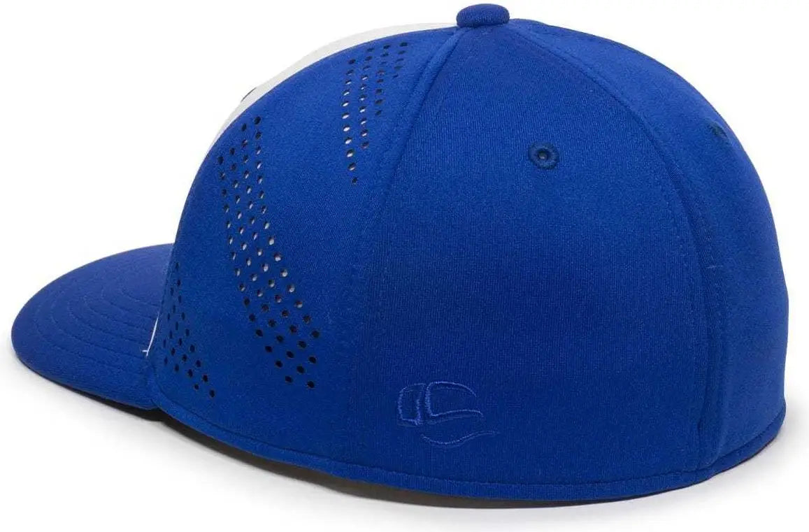 OC Sports AIR25 Flexible Fitting Cap - White Royal Royal