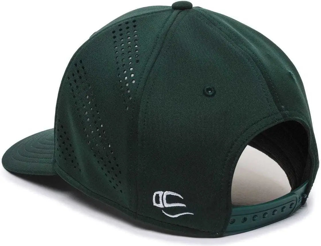 OC Sports AIR50 Proflex Adjustable Performance Cap - Dark Green - Forest / 6 7/8’’ - 7 1/2’’