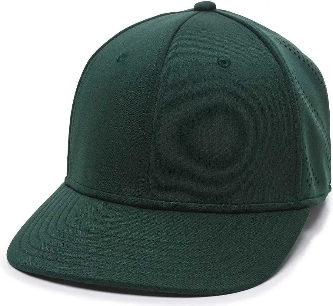 OC Sports AIR50 Proflex Adjustable Performance Cap - Dark Green - Forest / 6 7/8’’ - 7 1/2’’
