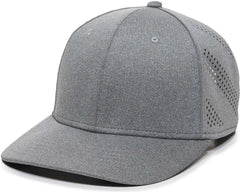 OC Sports AIR50 Proflex Adjustable Performance Cap - Heathered Gray - Gray / 6 7/8’’ - 7 1/2’’