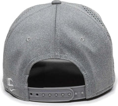 OC Sports AIR50 Proflex Adjustable Performance Cap - Heathered Gray - Gray / 6 7/8’’ - 7 1/2’’