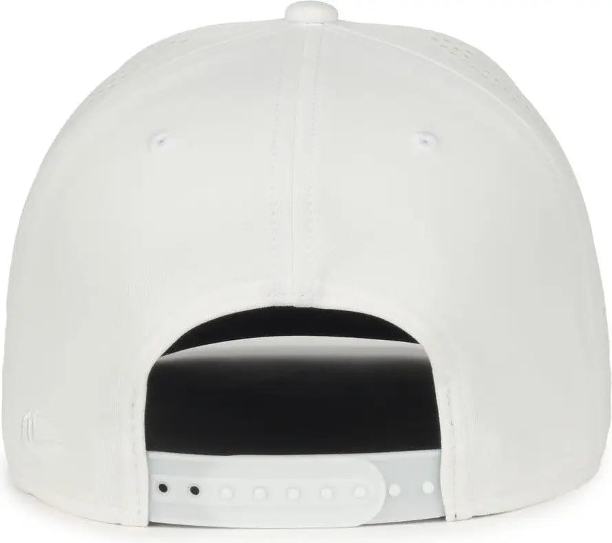 OC Sports AIR50 Proflex Adjustable Performance Cap - White - White / OSFM