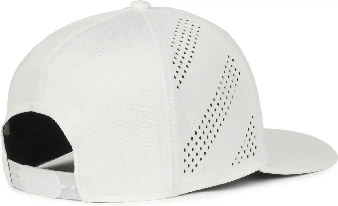OC Sports AIR50 Proflex Adjustable Performance Cap - White - White / OSFM