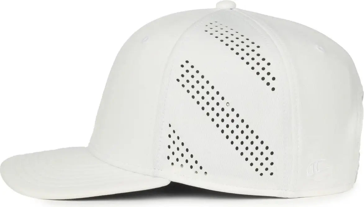 OC Sports AIR50 Proflex Adjustable Performance Cap - White - White / OSFM