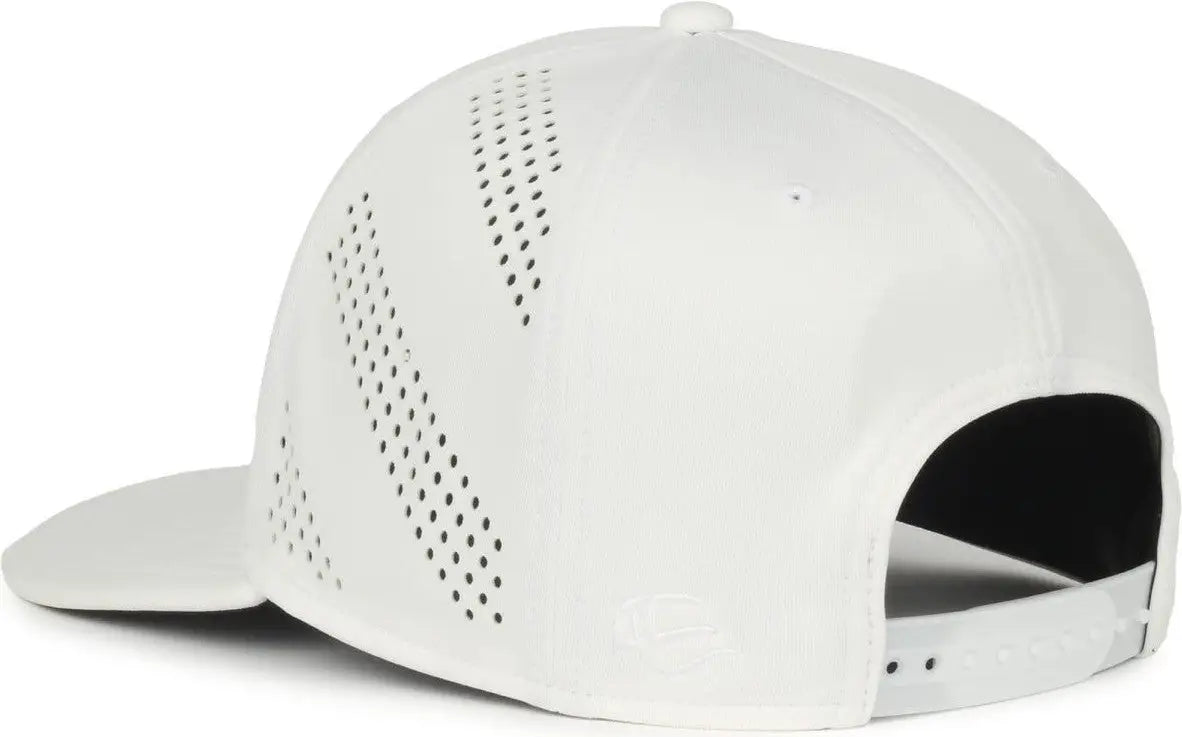 OC Sports AIR50 Proflex Adjustable Performance Cap - White - White / OSFM