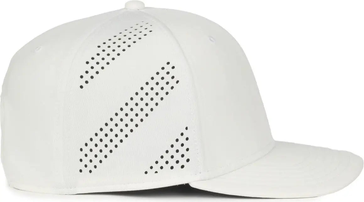 OC Sports AIR50 Proflex Adjustable Performance Cap - White - White / OSFM