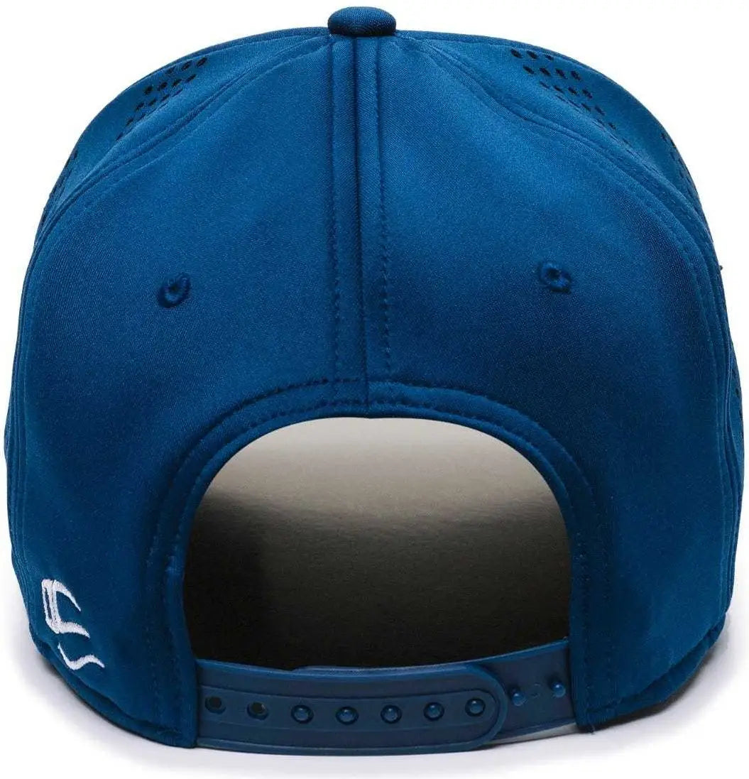 OC Sports AIR50 Proflex Adjustable Performance Cap - White Royal Royal - White Royal / 6 7/8’’ - 7 1/2’’