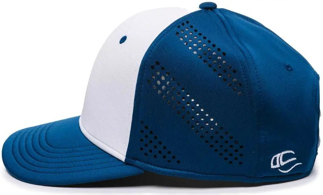 OC Sports AIR50 Proflex Adjustable Performance Cap - White Royal Royal - White Royal / 6 7/8’’ - 7 1/2’’