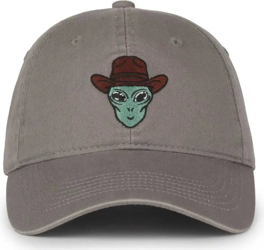 OC Sports ALIEN01 Low Crown Dad Cap - Dark Gray - Dark Gray / 6 7/8’’ - 7 1/2’’