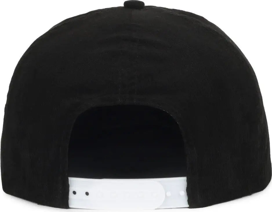 OC Sports ALIEN02 Mid Crown Dad Cap - Black - Black / 6 7/8’’ - 7 1/2’’